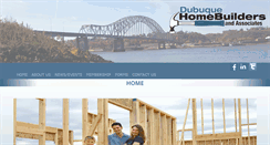 Desktop Screenshot of dubuquehomebuilders.com